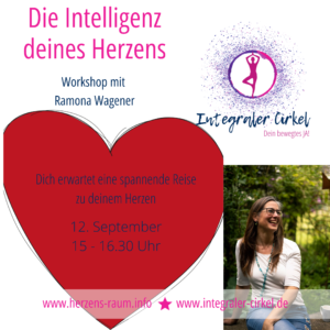 Workshop Herzkohärenz am 12.9.20 Die Intelligenz deines Herzens